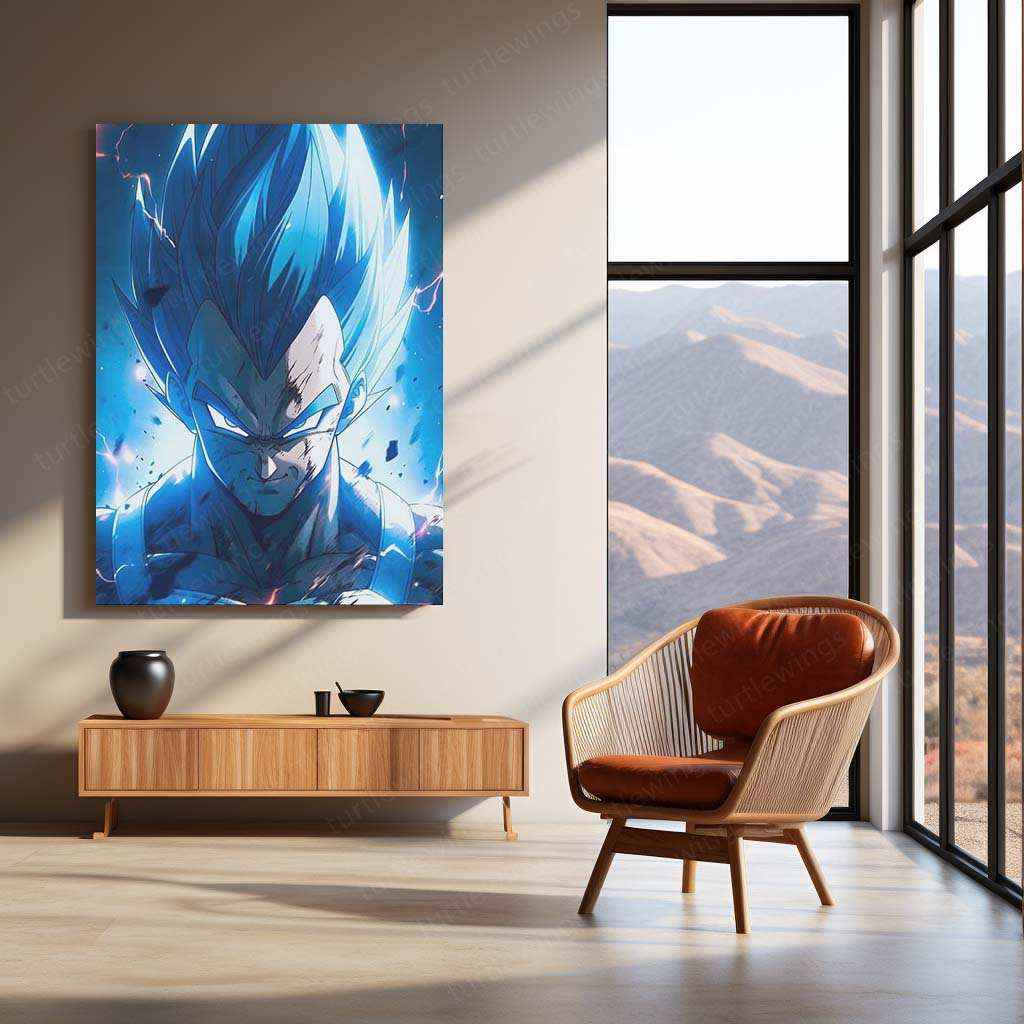 VEGETA – DbZ Metal Poster4 - TURTLEWINGS