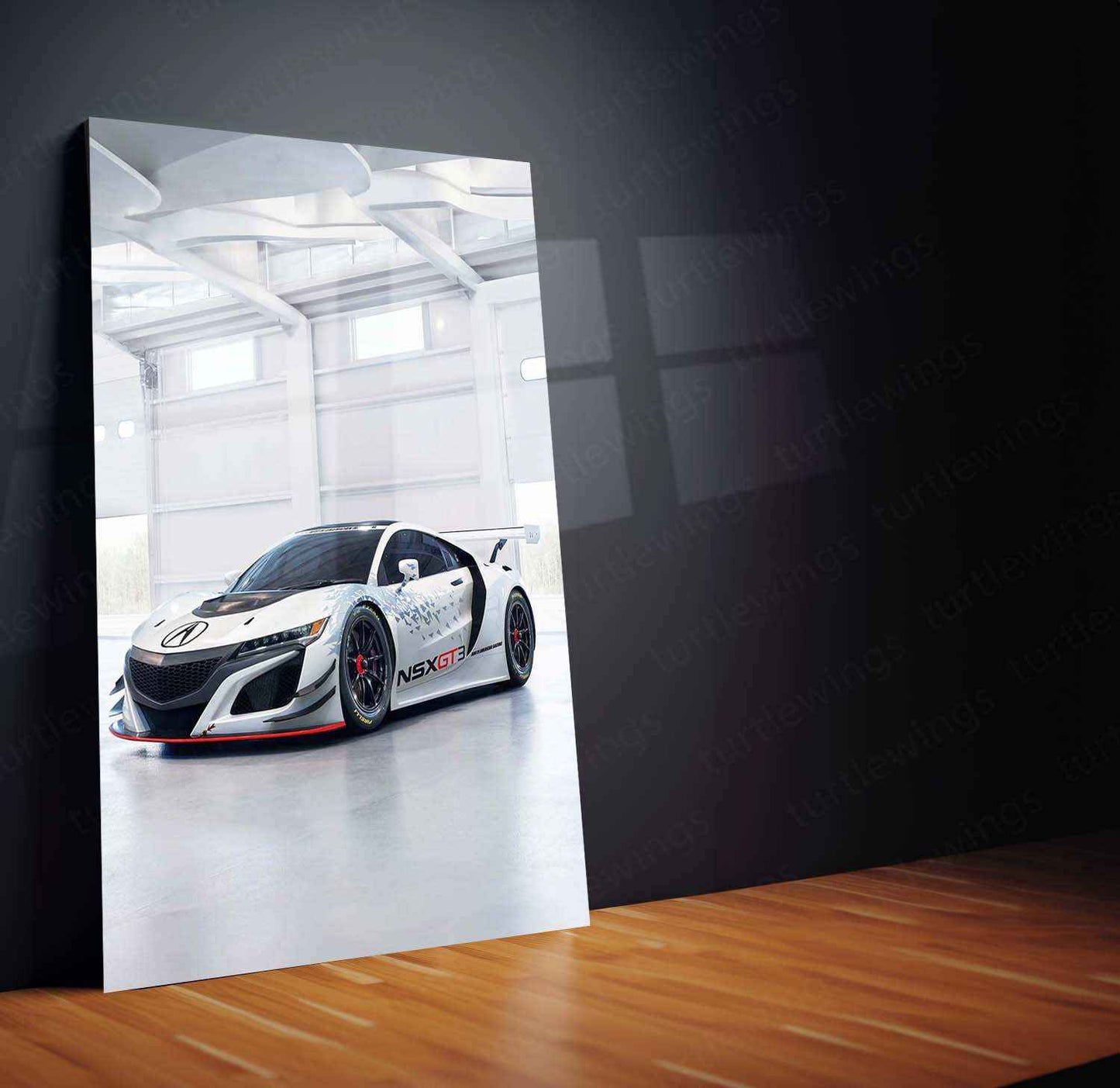 2017 Acura NSX GT3 Metal Poster | Precision Engineering & Motorsport Art - TURTLEWINGS