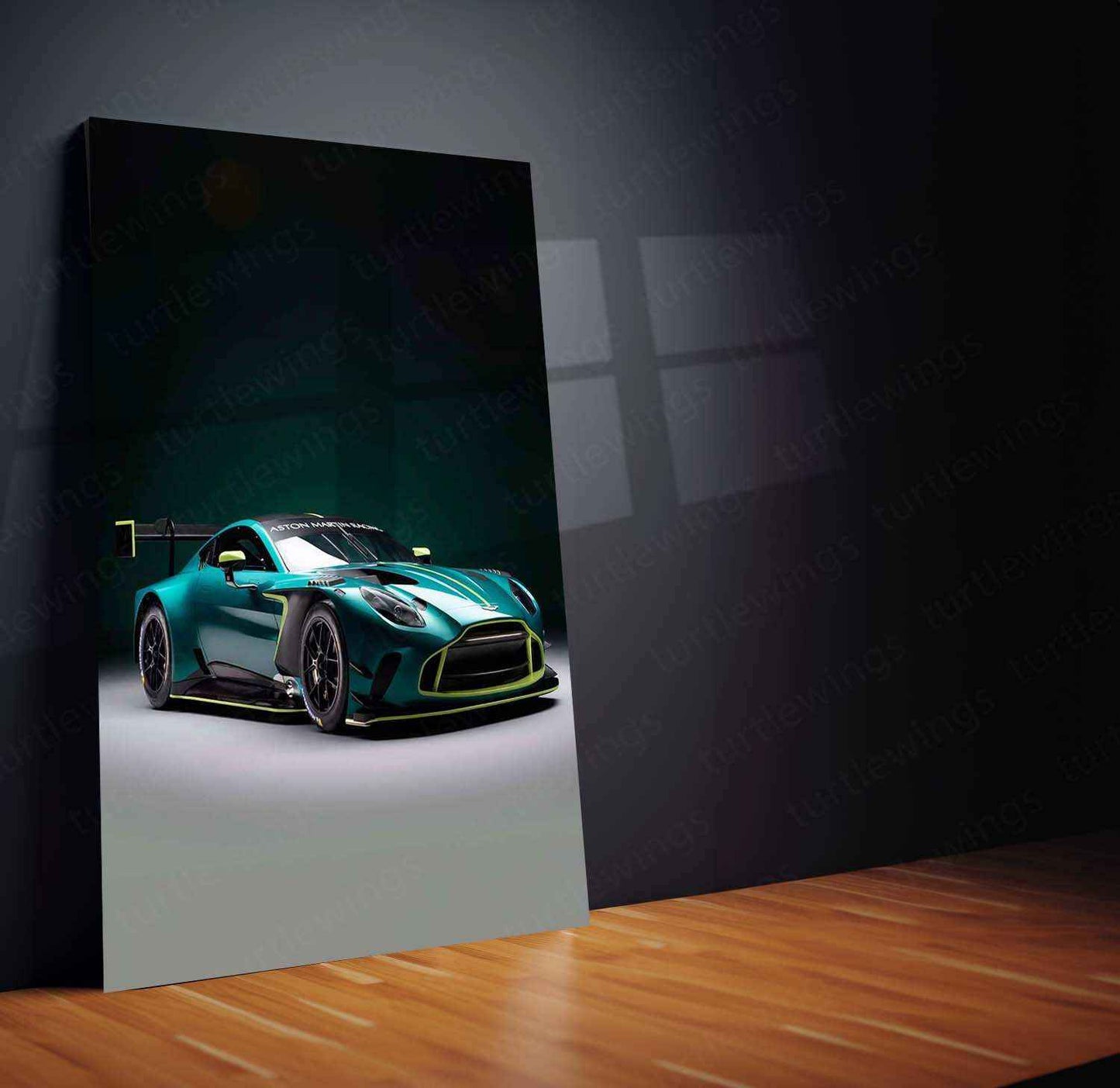 2024 Aston Martin Vantage GT3 Metal Poster | Ultimate Motorsport Luxury Car Art - TURTLEWINGS