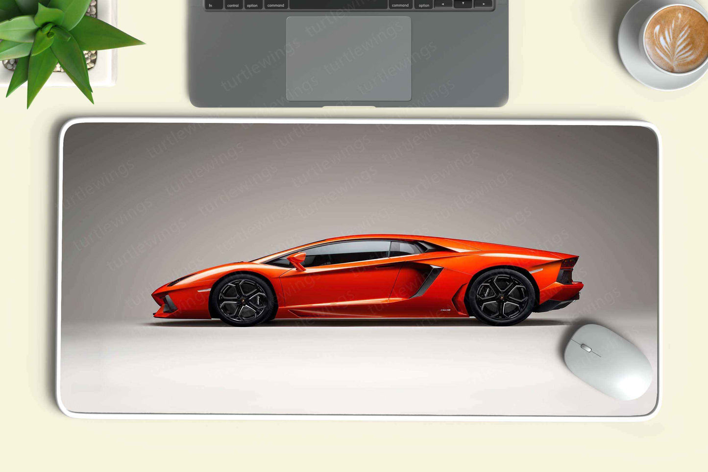 2025 Lamborghini Aventador Deskmat - TURTLEWINGS