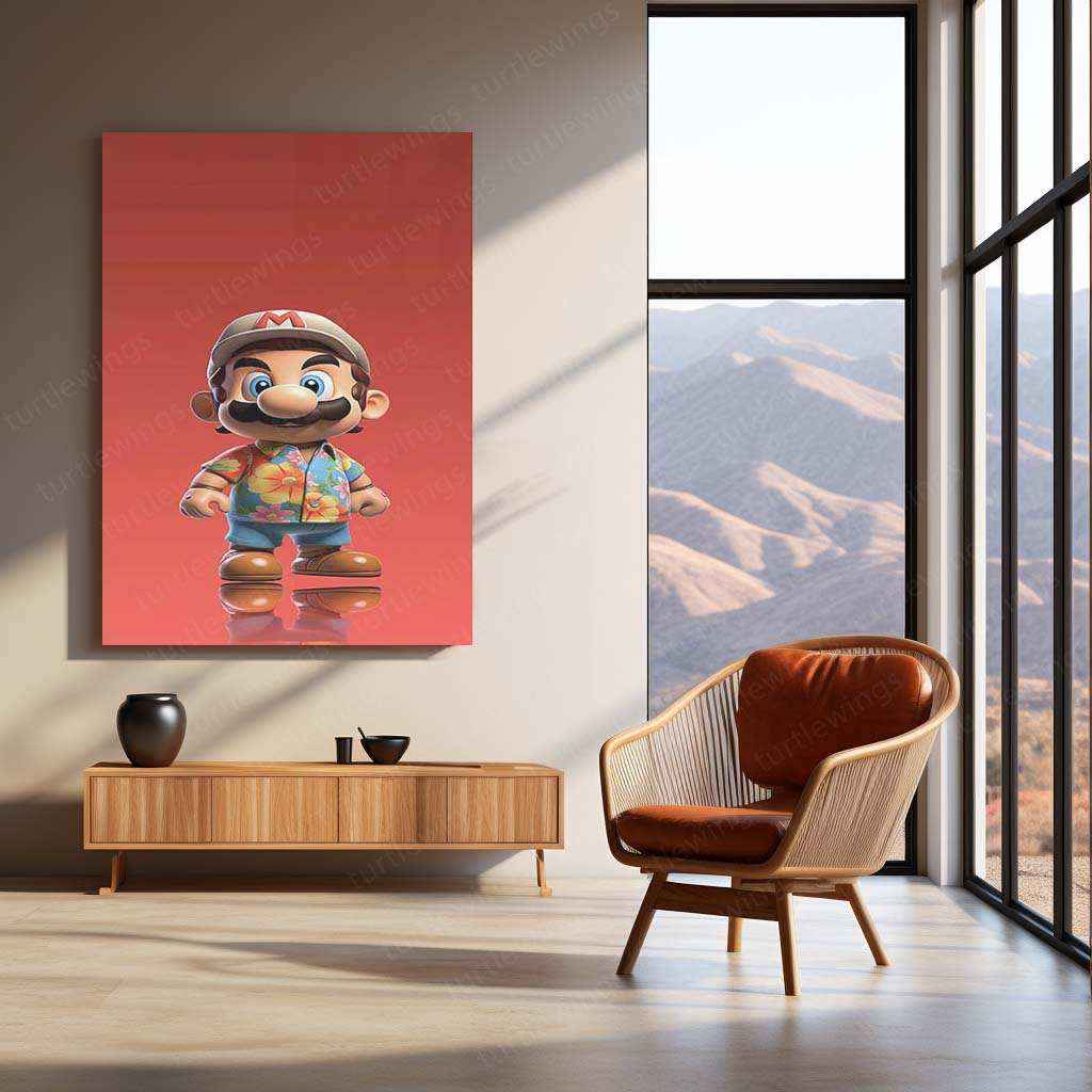 Super Mario Metal Poster | Retro Gaming Wall Art | Nintendo Collector’s Decor - TURTLEWINGS