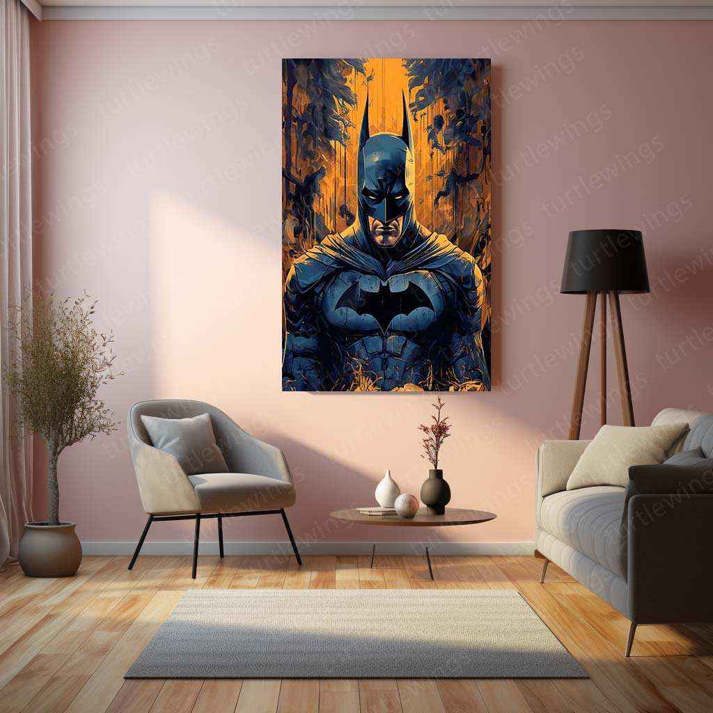 Batman Poster or Mobile Back Skin – Dark Knight Artwork - TURTLEWINGS