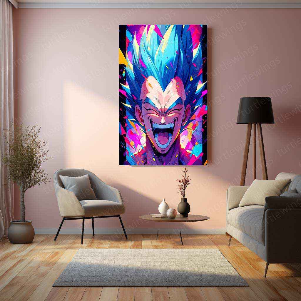 VEGETA – DbZ Metal Poster 3 - TURTLEWINGS