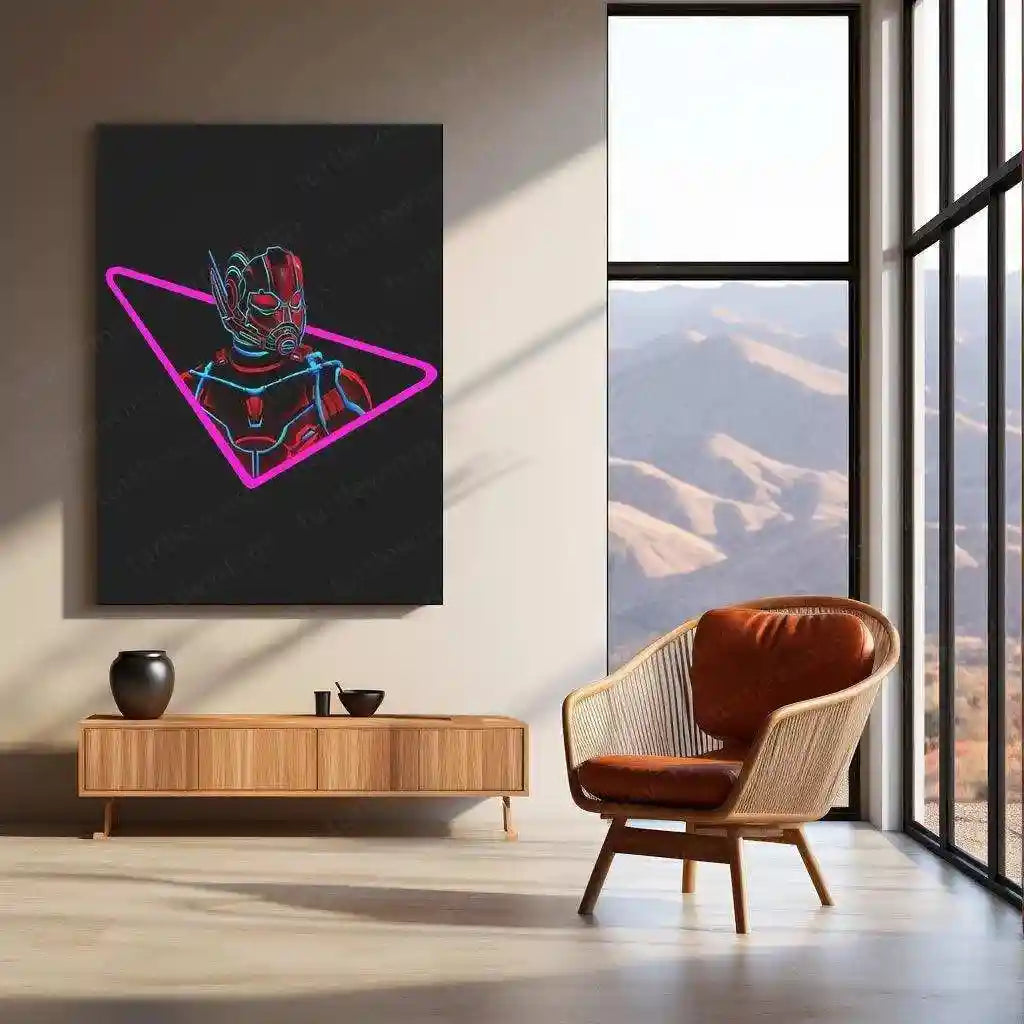 Ant-Man Neon LED Metal Poster - TURTLEWINGS