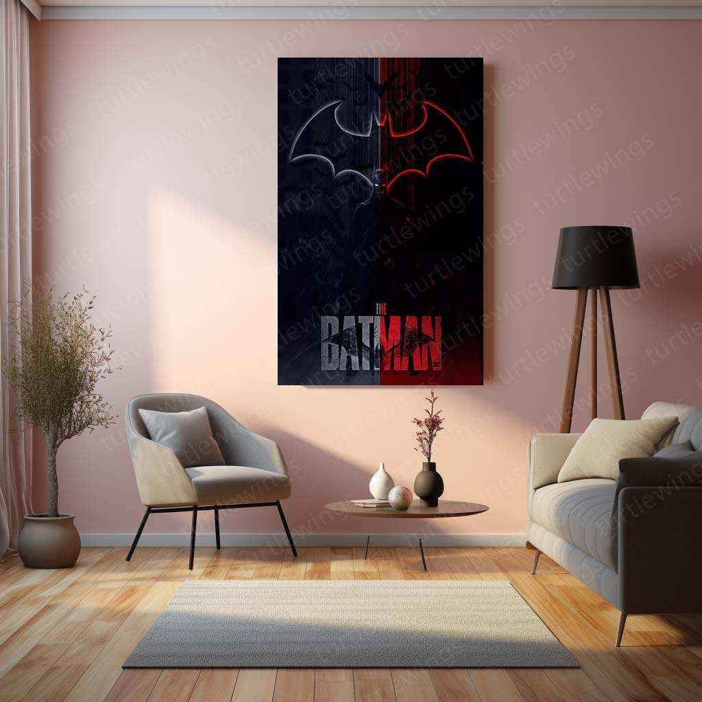 Batman Metal Poster – Dark Knight Wall Art | Gotham Hero Aesthetic Decor 2 - TURTLEWINGS