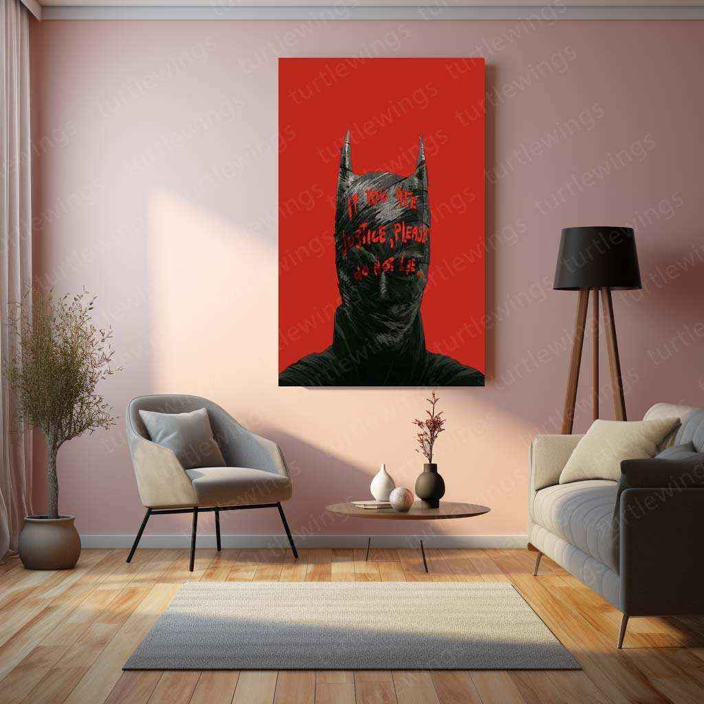 Batman Metal Poster – Dark Knight Wall Art | Gotham Hero Aesthetic Decor 1 - TURTLEWINGS