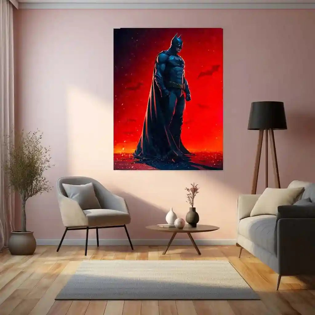 Dc Metal Poster | Batman Metal Poster – The Dark Knight Wall Art 01 - TURTLEWINGS