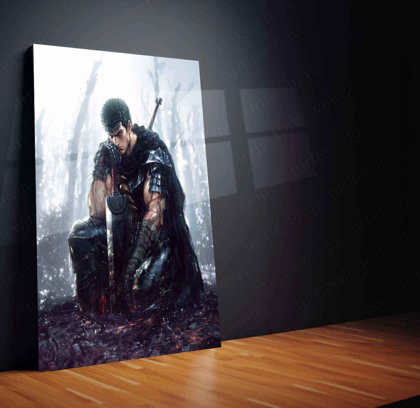 Berserk Metal Poster – Guts Dark Fantasy Anime Wall Art 3 - TURTLEWINGS