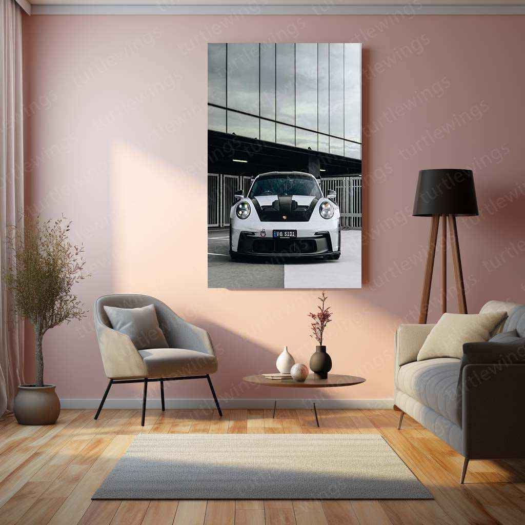 Porsche 911 GT3 RS Metal Poster | Supercar Wall Art | High-Performance Sports Car Decor - TURTLEWINGS