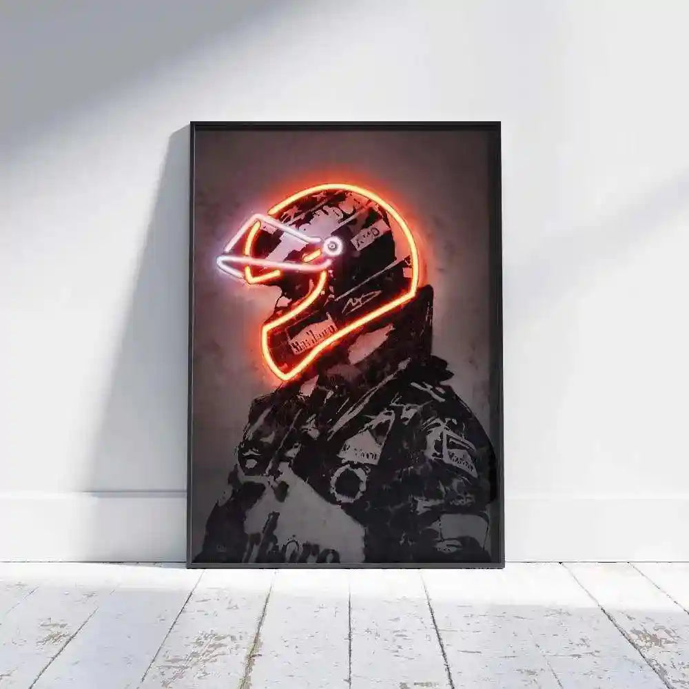 Set of 3 F1 Racing Cars Driver Neon LED Metal Frames â For the Ultimate Motorsport Enthusiast - TURTLEWINGS