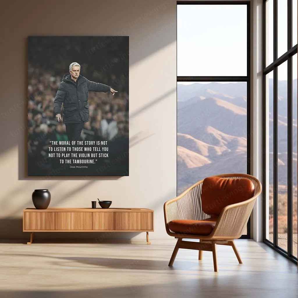 Jose Mourinho Metal Poster – The Special One Wall Art - TURTLEWINGS