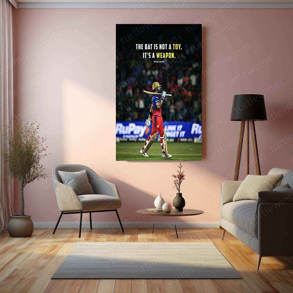 Virat Kohli Final VK Metal Poster – The King of Indian Cricket - TURTLEWINGS