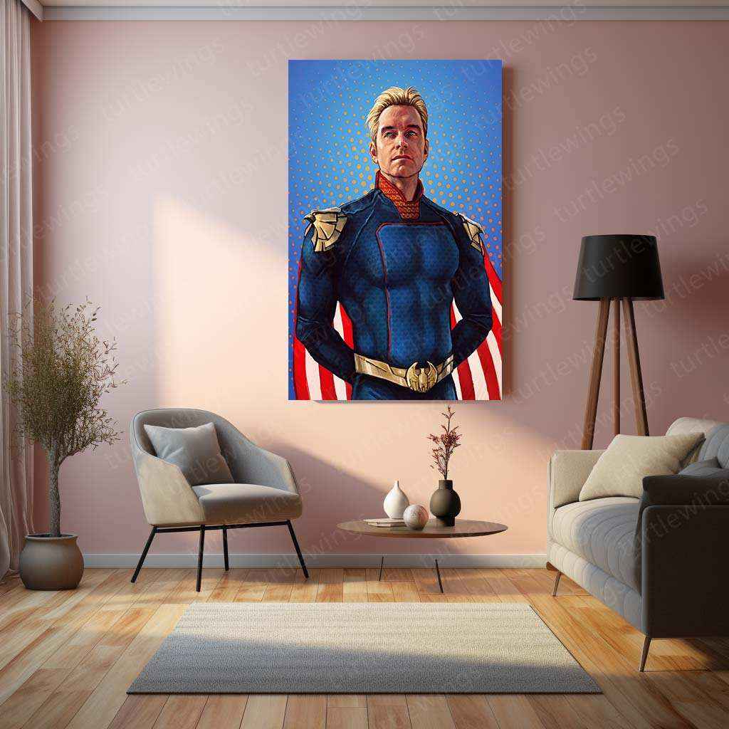 Homelander Metal Poster – The Boys Superhero Villain Wall Art | Power & Chaos Decor - TURTLEWINGS