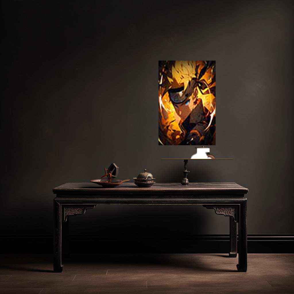Kawaii Naruto Metal Poster | Cute Anime Wall Art | Adorable Ninja Aesthetic 2 - TURTLEWINGS