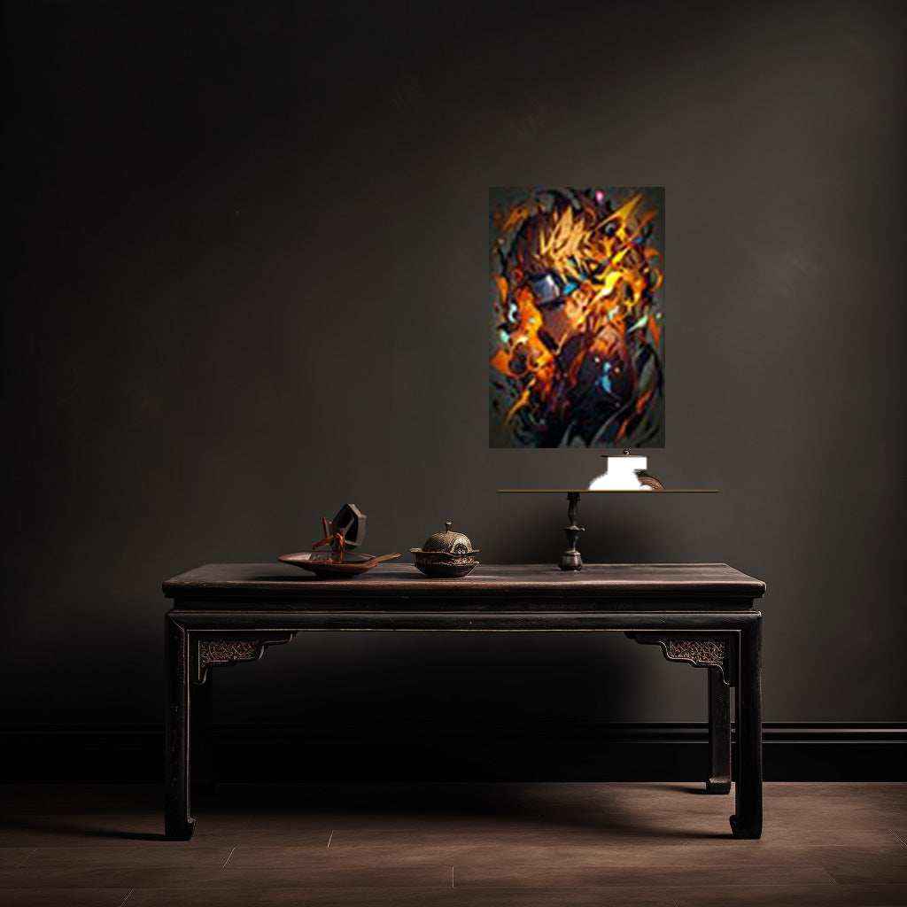 Kawaii Naruto Metal Poster | Cute Anime Wall Art | Adorable Ninja Aesthetic 5 - TURTLEWINGS