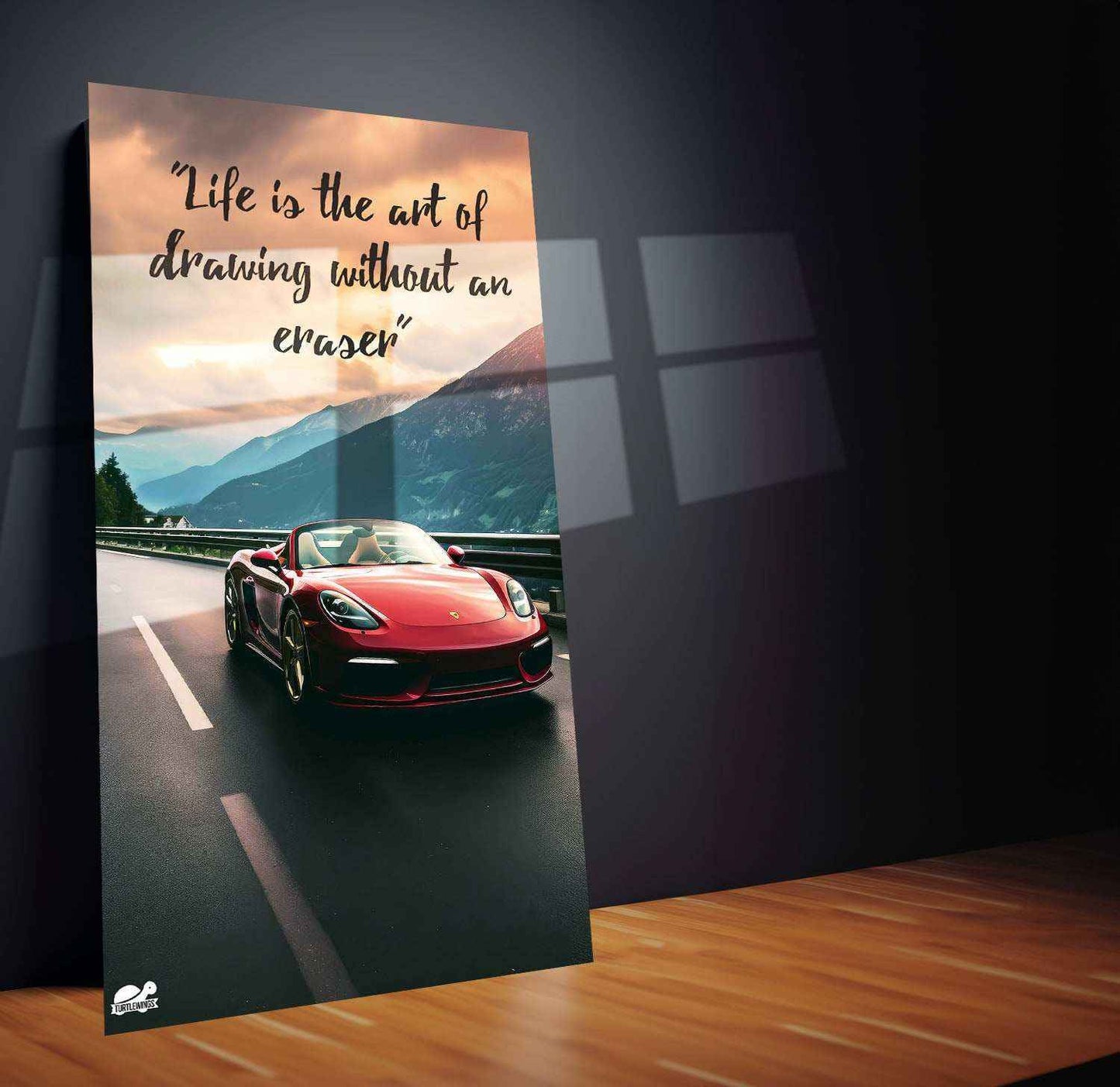 Life is the Art of Drawing Without Eraser Metal Print | Natural Colors ... - TURTLEWINGS