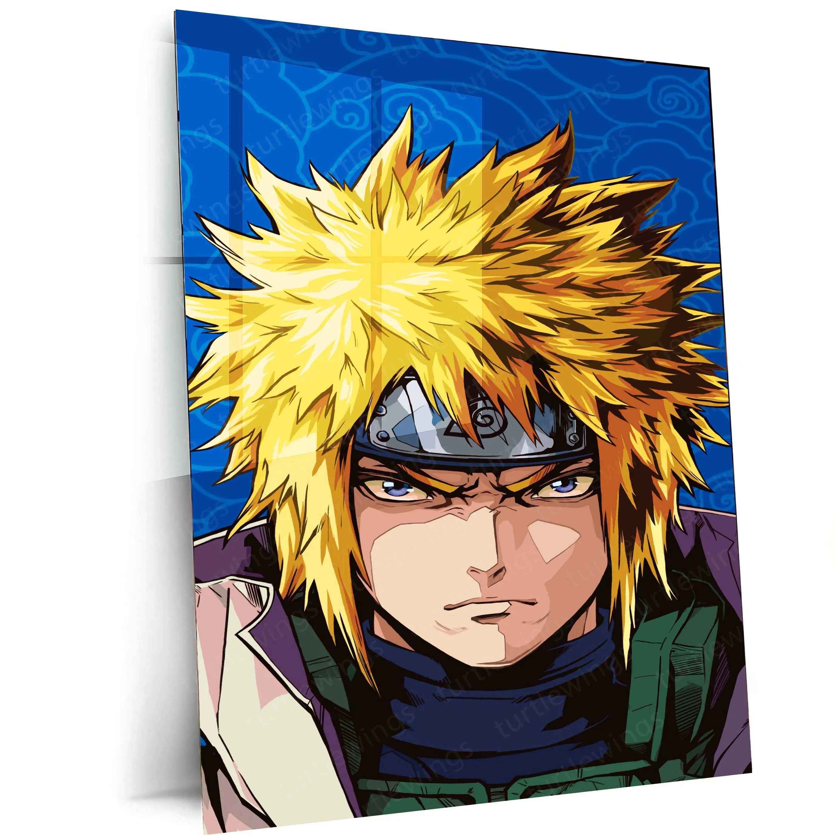 Minato Namikaze Poster – Legendary Hokage Artwork – TURTLEWINGS