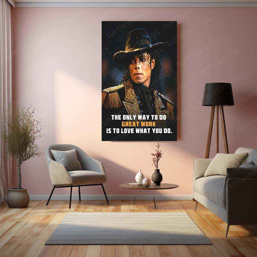 Michael Jackson Metal Poster | Iconic Music Legend Wall Art | King of Pop Decor - TURTLEWINGS