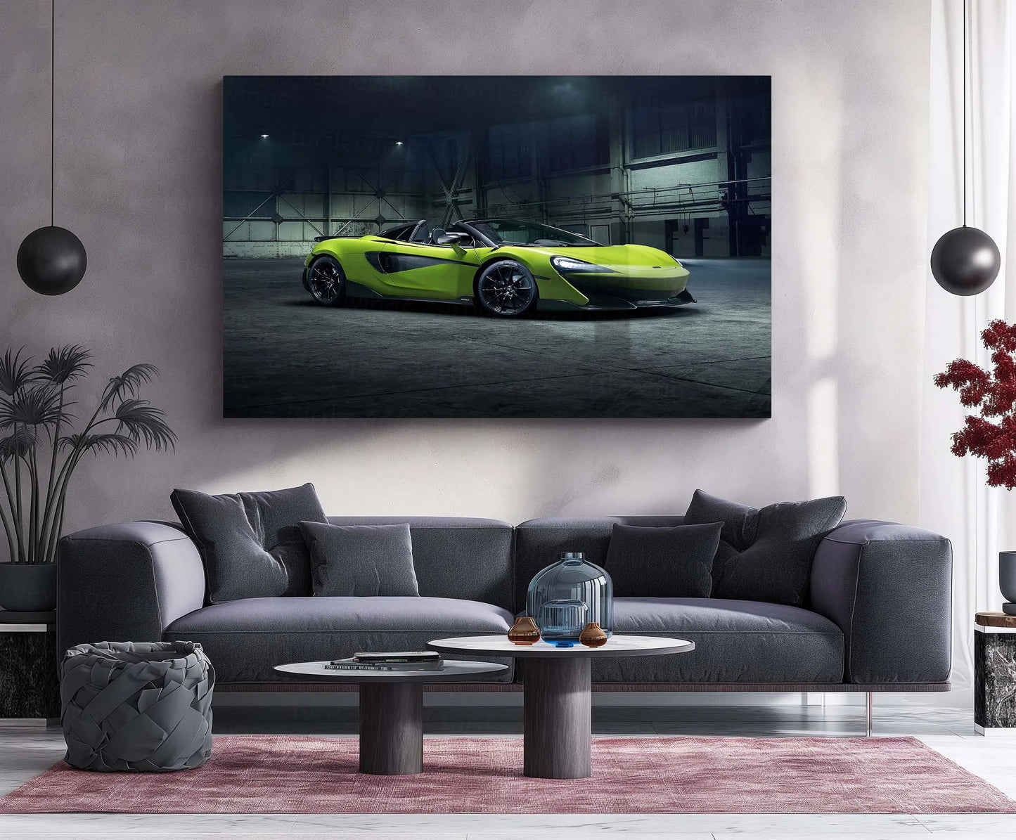 McLaren 600LT Spider | Ultimate Track-Bred Supercar Metal Frame Precision, Power & Open-Top Performance Wall Art - TURTLEWINGS