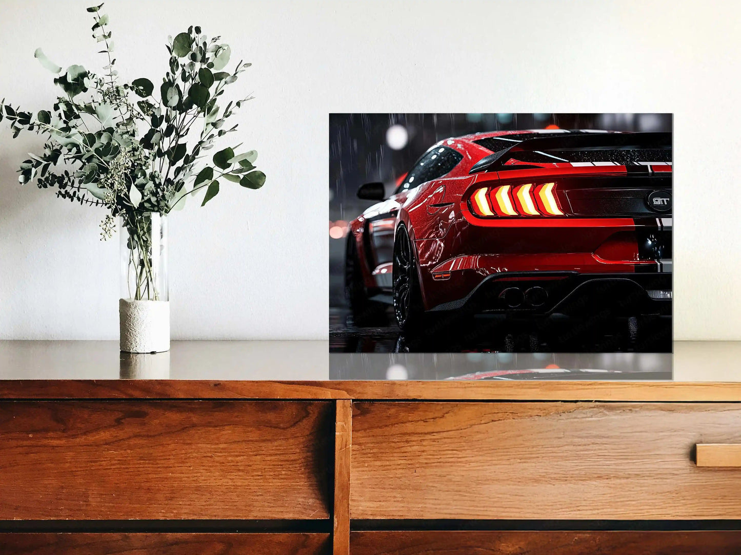 Mustang Shelby GT500 Neon LED Metal Frame â Iconic Muscle Car Wall Art 1 - TURTLEWINGS