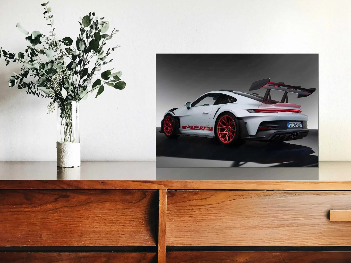 Porsche 911 GT3 Neon LED Metal Frame â Iconic Supercar Wall Art 1 - TURTLEWINGS