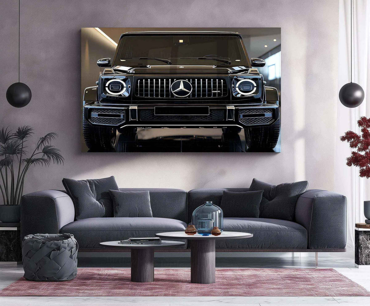 Mercedes GLS G Wagon Neon LED Metal Frame 1 - TURTLEWINGS