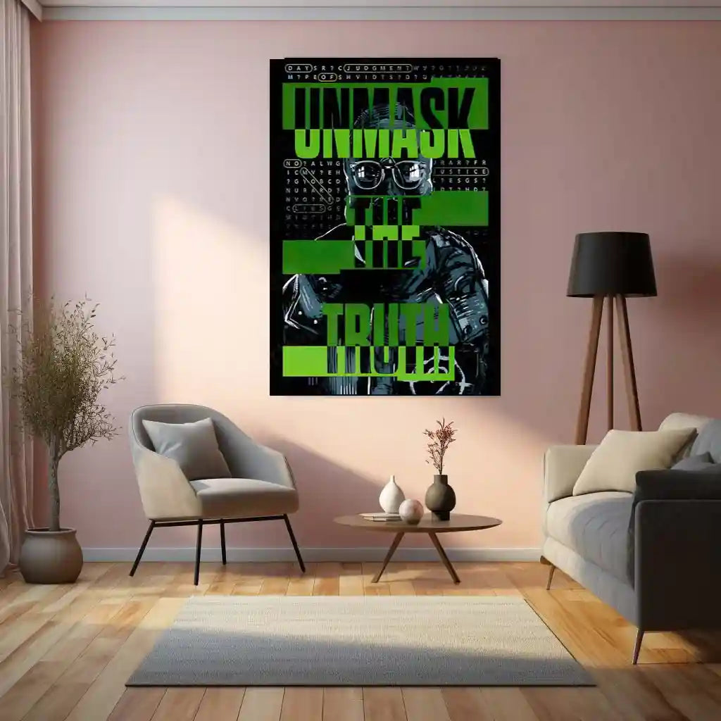 Riddler – Gotham’s Enigma Metal Poster | DC Comics Villain Wall Frame - TURTLEWINGS