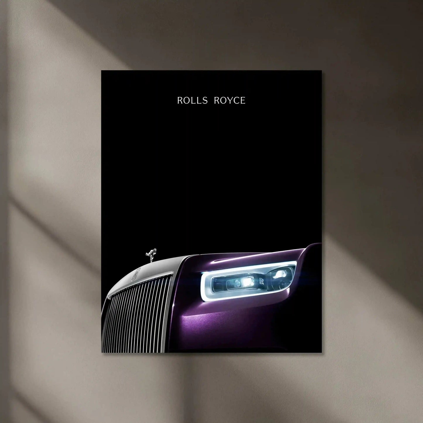 Rolls-Royce Neon LED Metal Poster - TURTLEWINGS
