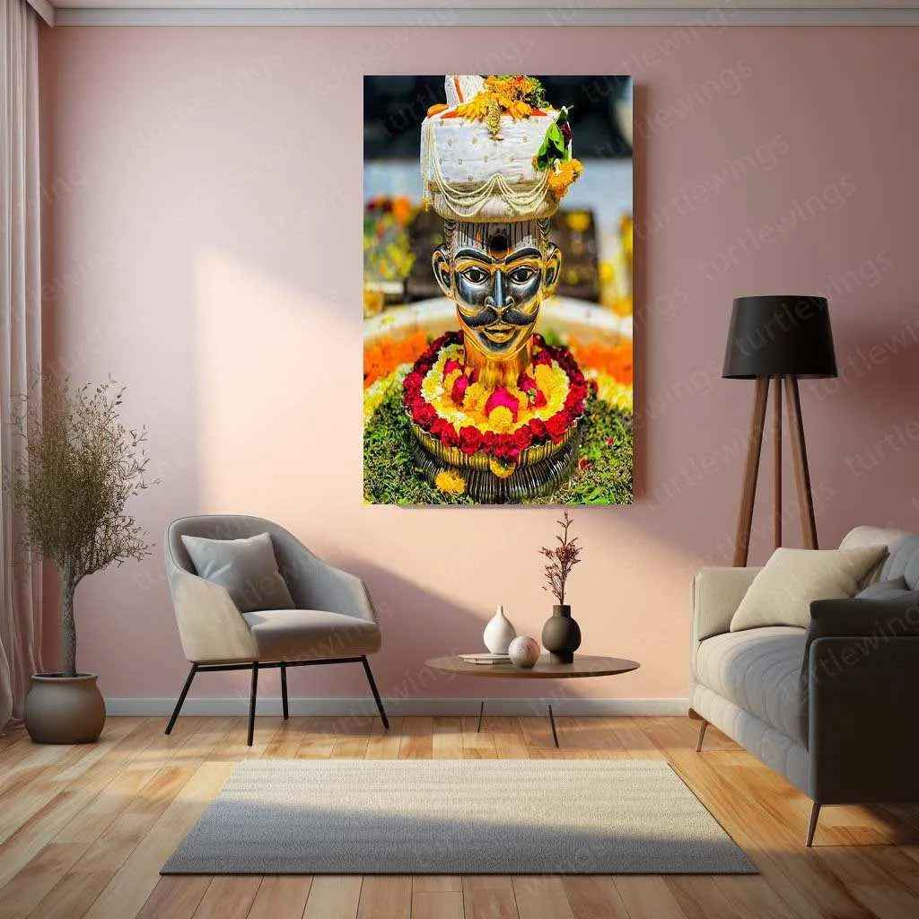 Trimbakeshwar Nashik Metal Poster – Sacred Temple Art | Spiritual Wall Decor - TURTLEWINGS