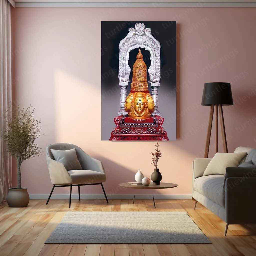 Trimbakeshwar Nashik Metal Poster – Sacred Temple Art | Spiritual Wall Decor 3 - TURTLEWINGS