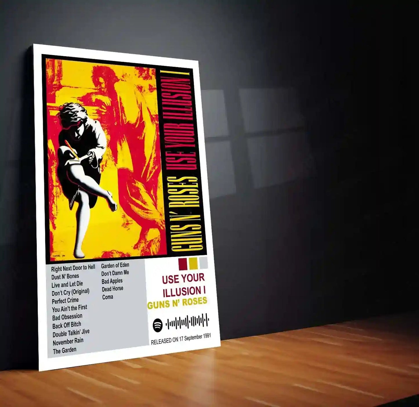 Guns N’ Roses Complete Collection | Set of 10 | Set of 8 | Set of 4 | Album Posters Metal Frames Hard Rock Legends. Raw Energy. Timeless Stage Power. - TURTLEWINGS