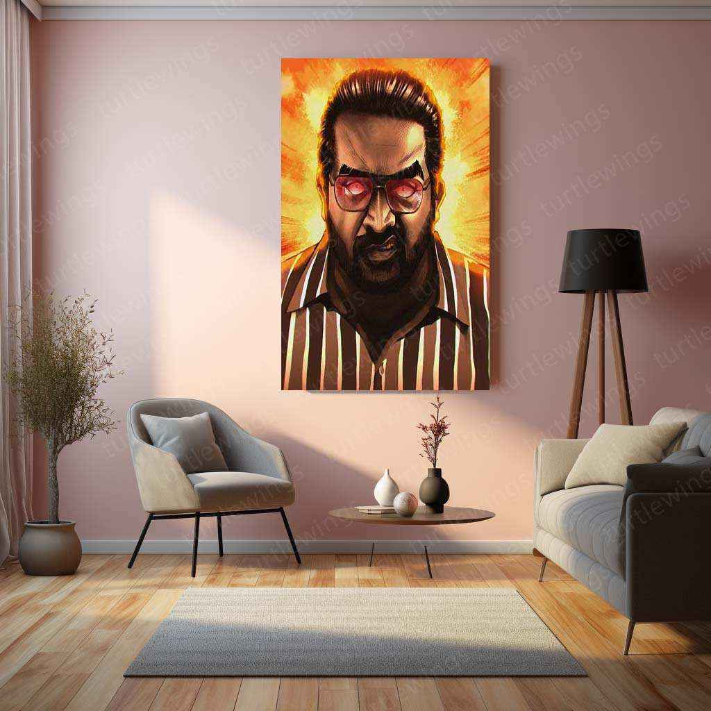 Vijay Sethupathi Metal Poster – Iconic Tamil Superstar Wall Art | South Indian Cinema Decor - TURTLEWINGS