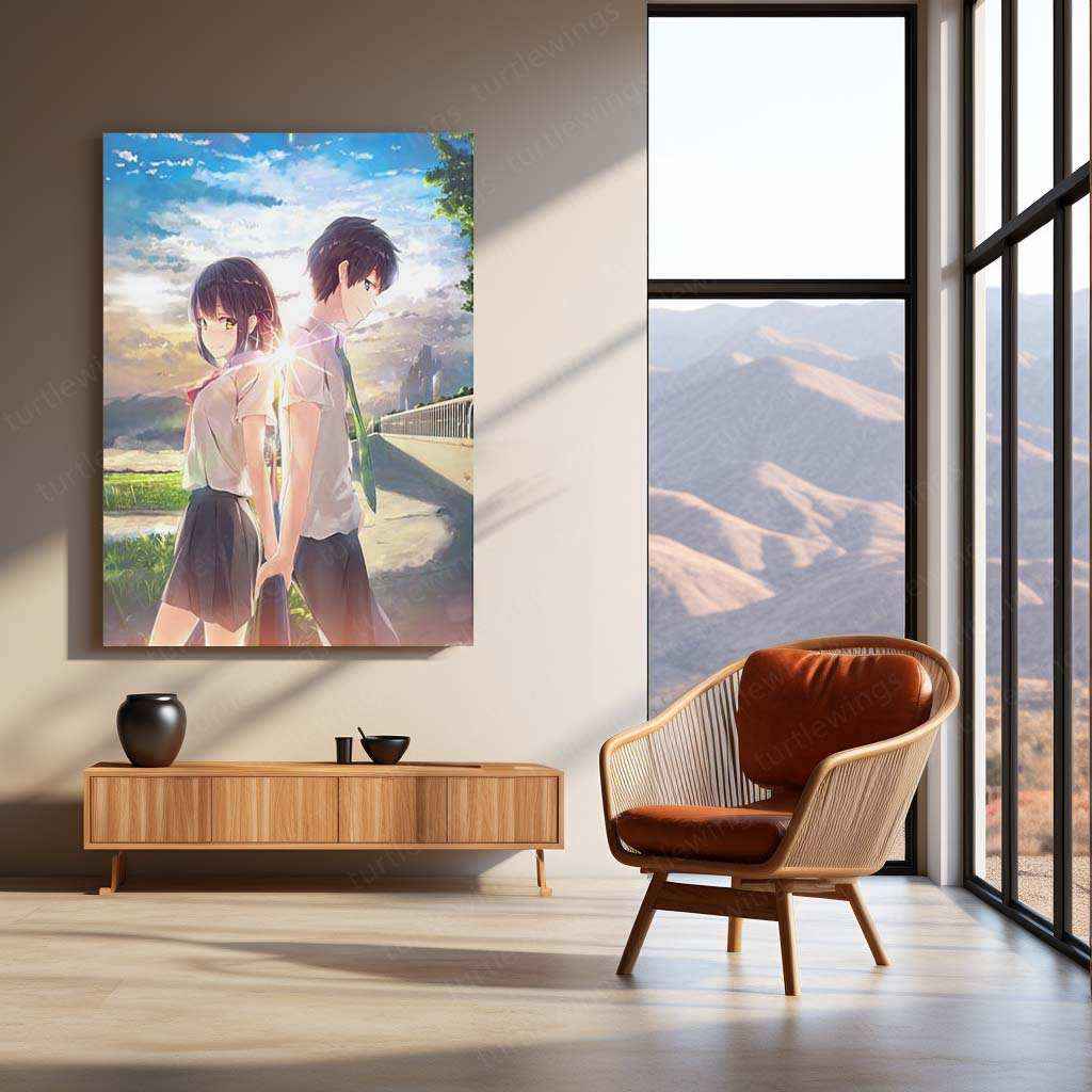 Your Name Metal Poster – A Timeless Anime Love Story 5 - TURTLEWINGS