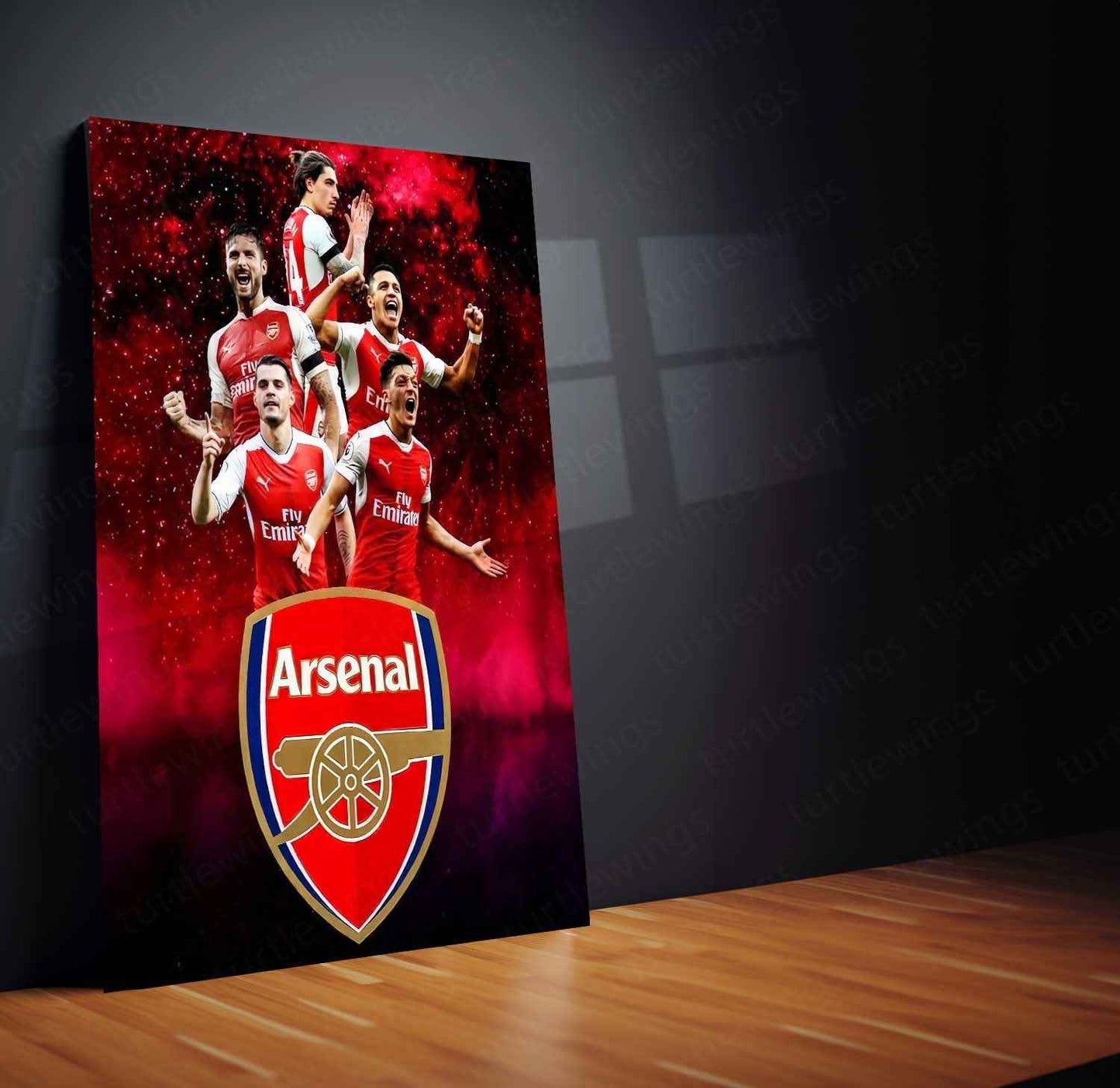 Sports | Arsenal Football Metal Poster – Iconic Gunners Wall Art for Fans 1 - TURTLEWINGS