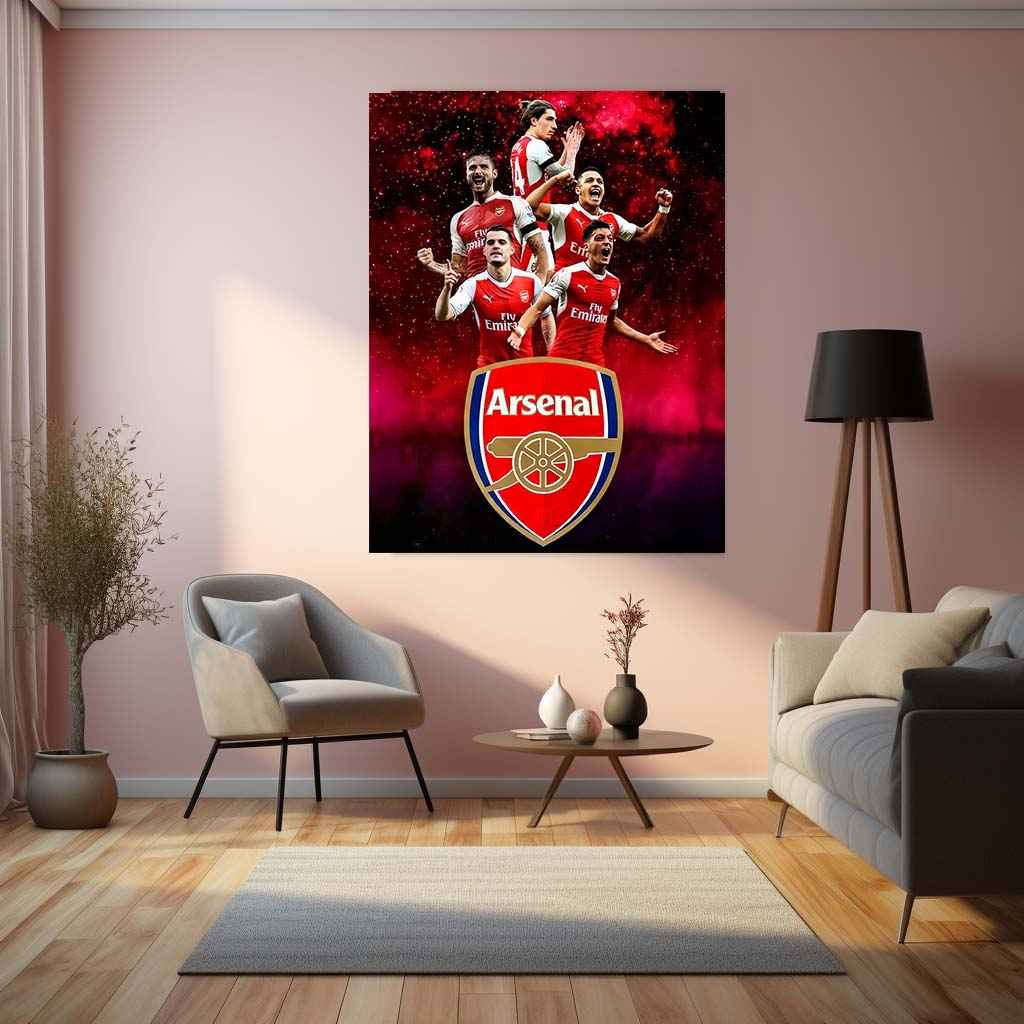 Sports | Arsenal Football Metal Poster – Iconic Gunners Wall Art for Fans 1 - TURTLEWINGS