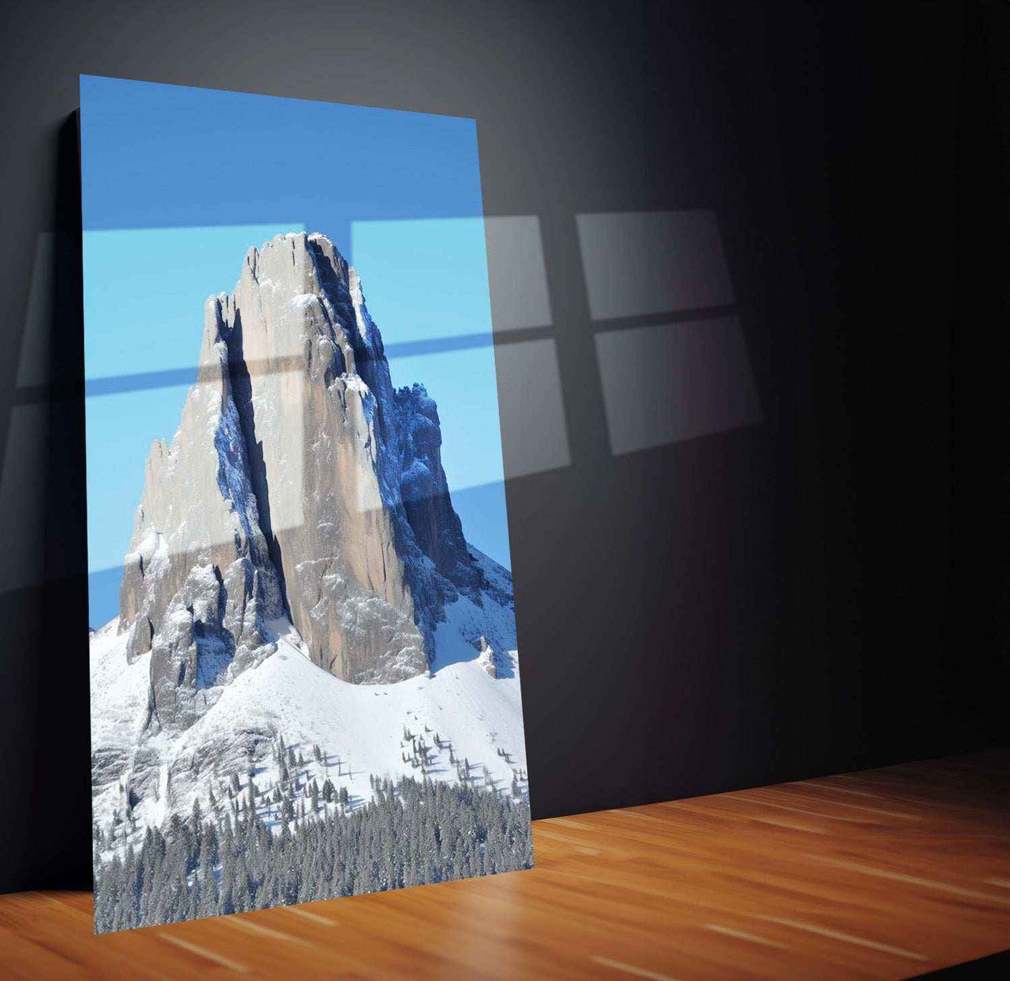 Snow Mountains Metal Print - TURTLEWINGS