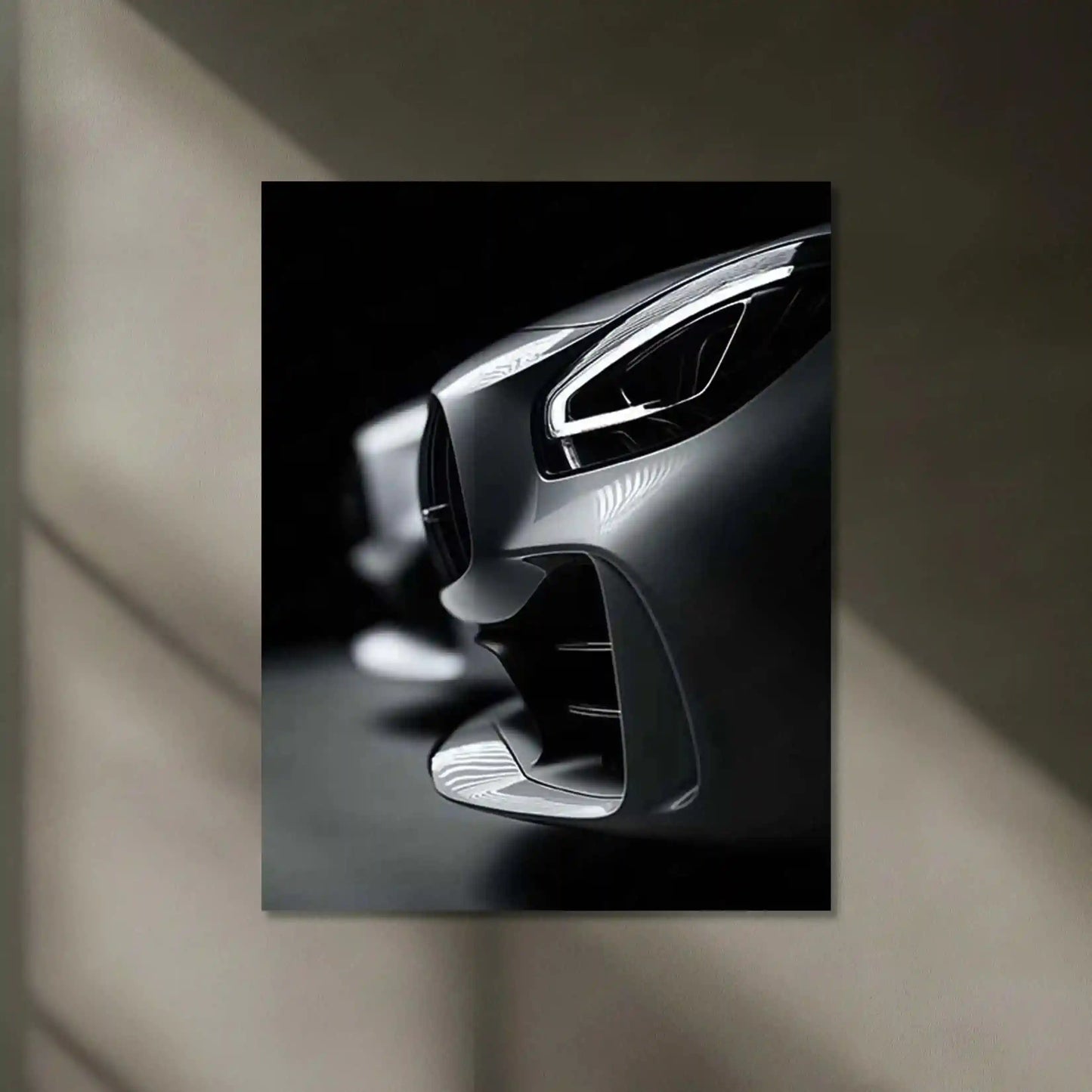 LED | π Mercedes AMG Neon LED Metal Poster | Luxury Performance Car Wall Art - TURTLEWINGS