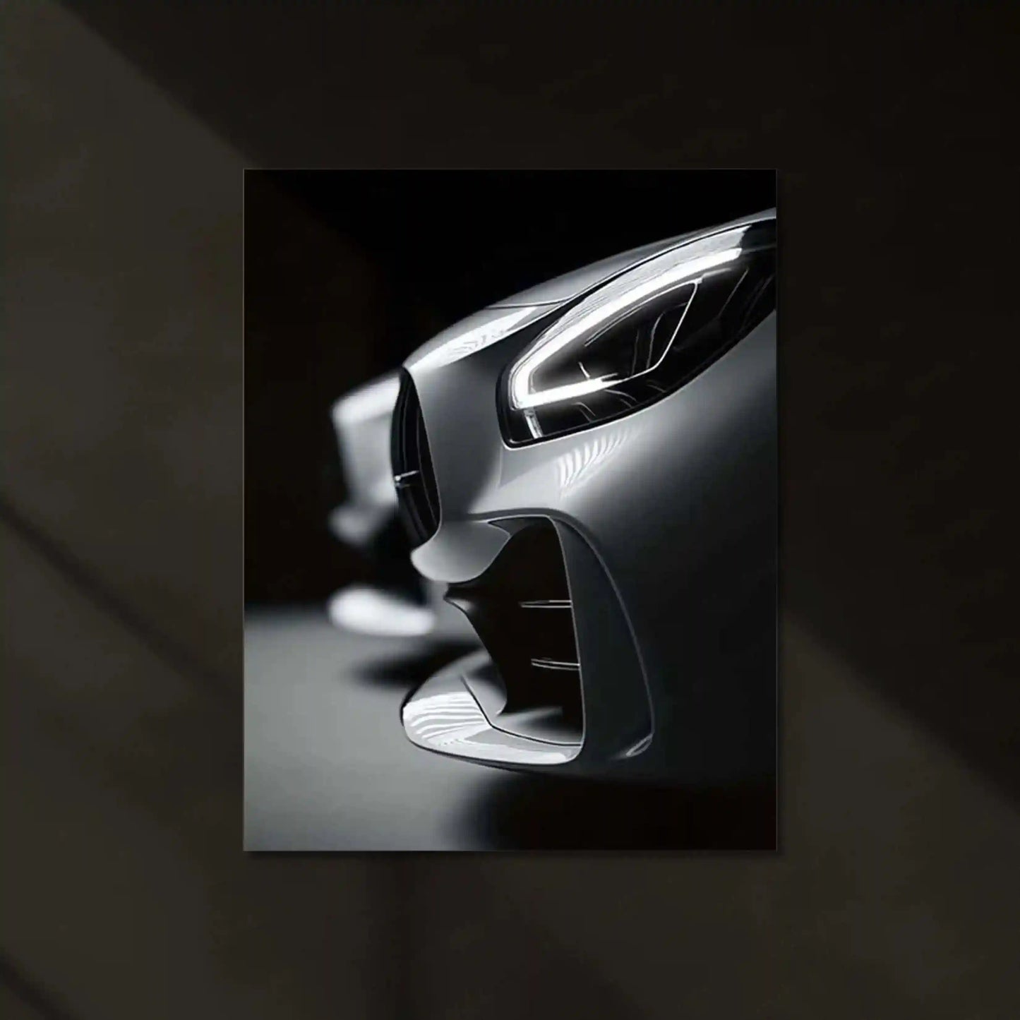 LED | π Mercedes AMG Neon LED Metal Poster | Luxury Performance Car Wall Art - TURTLEWINGS