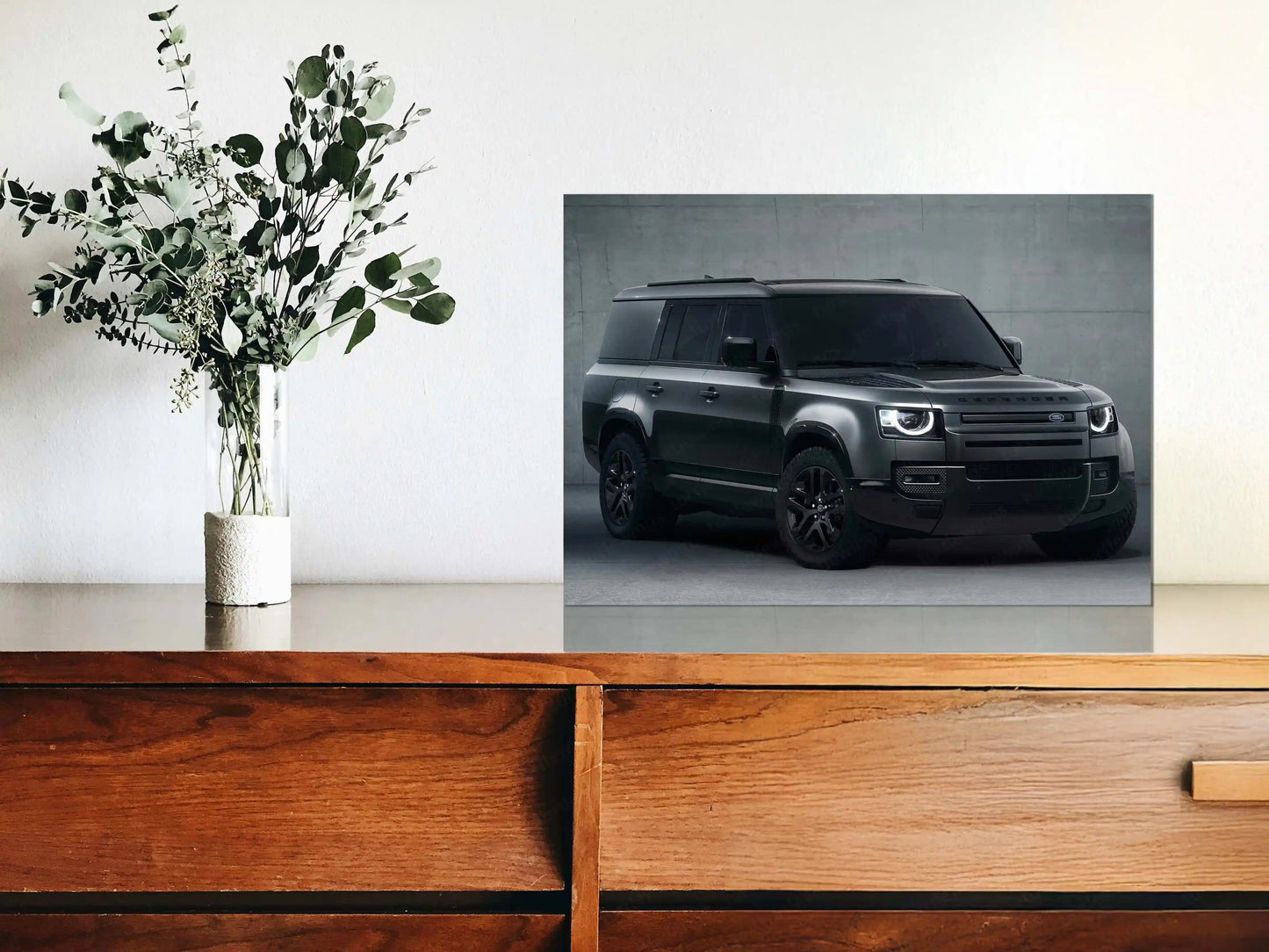 Defender Neon LED Metal Frame â Bold and Rugged Wall Art for Off-Road Enthusiasts 1 - TURTLEWINGS