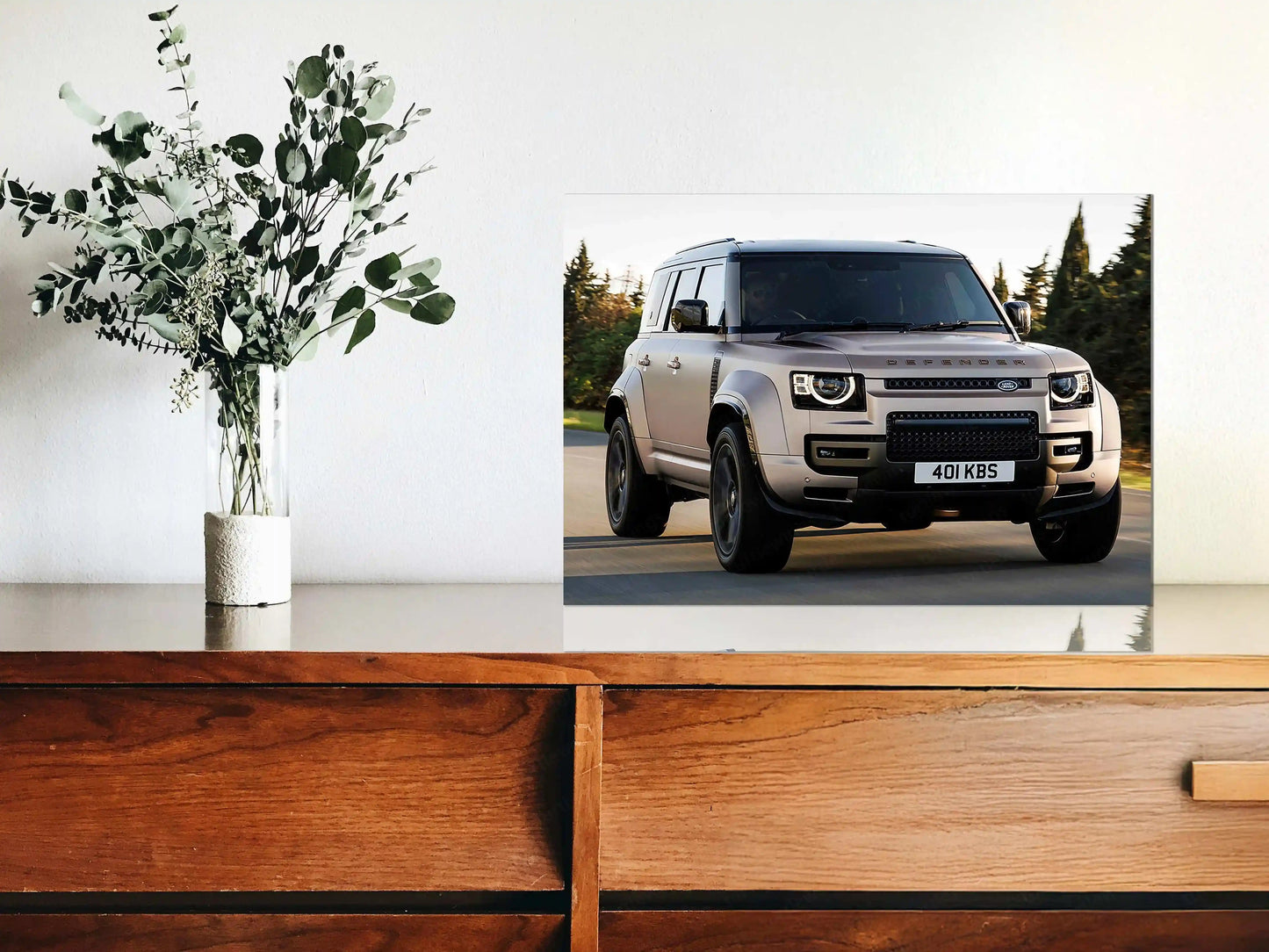 Defender Neon LED Metal Frame â Bold and Rugged Wall Art for Off-Road Enthusiasts 2 - TURTLEWINGS