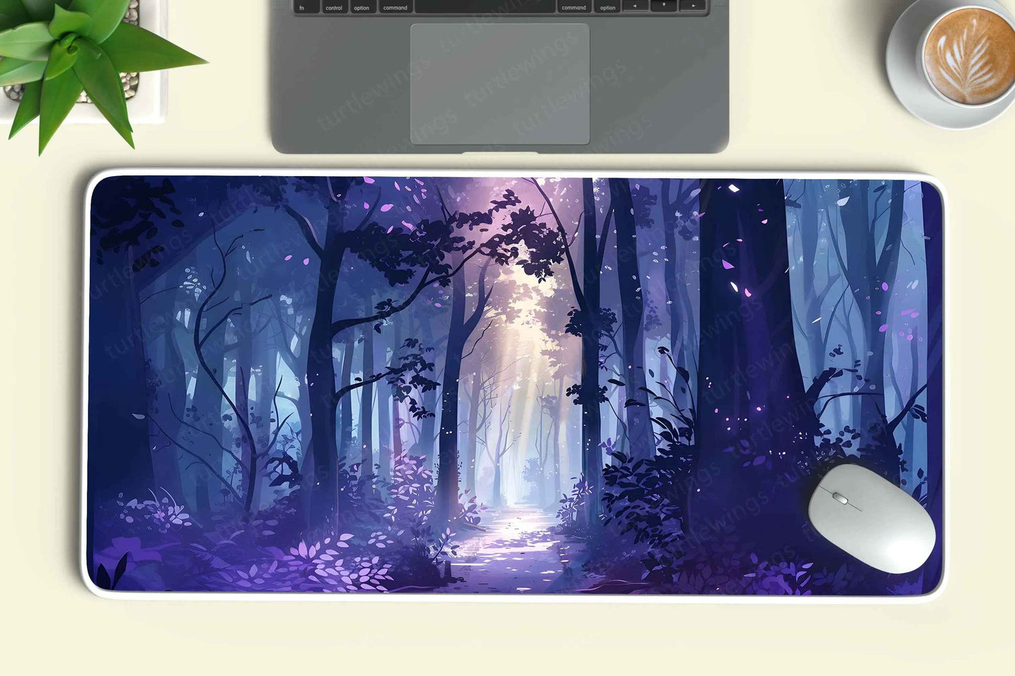 Forest Large Deskmat - Premium XL & XXL Gaming Mouse Pad - TURTLEWINGS