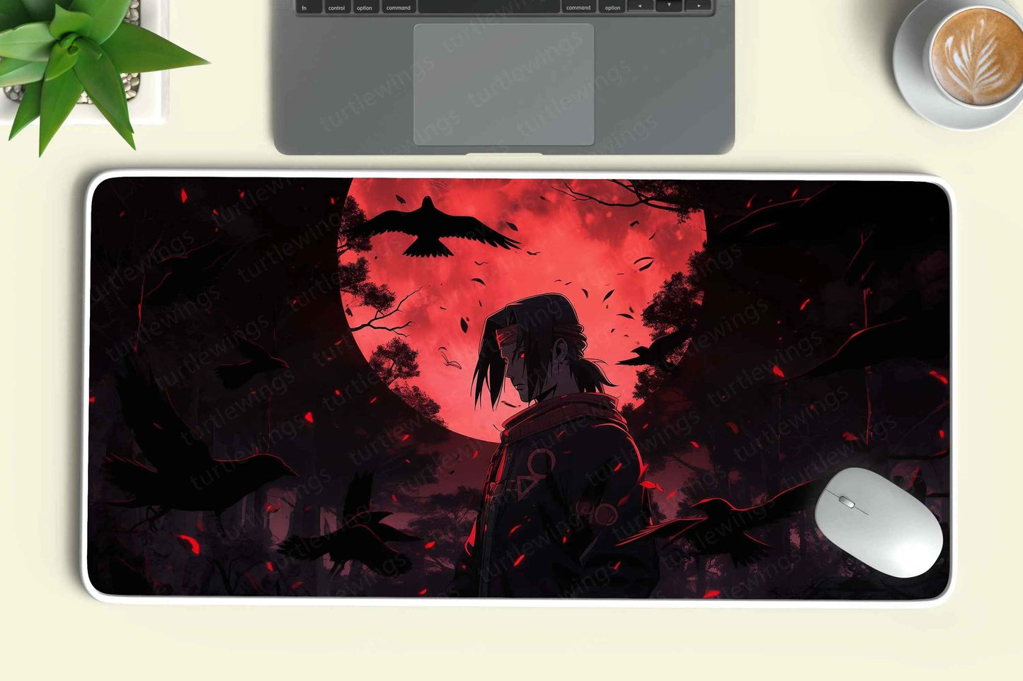 Itachi-Uchiha-Raven Deskmat - TURTLEWINGS