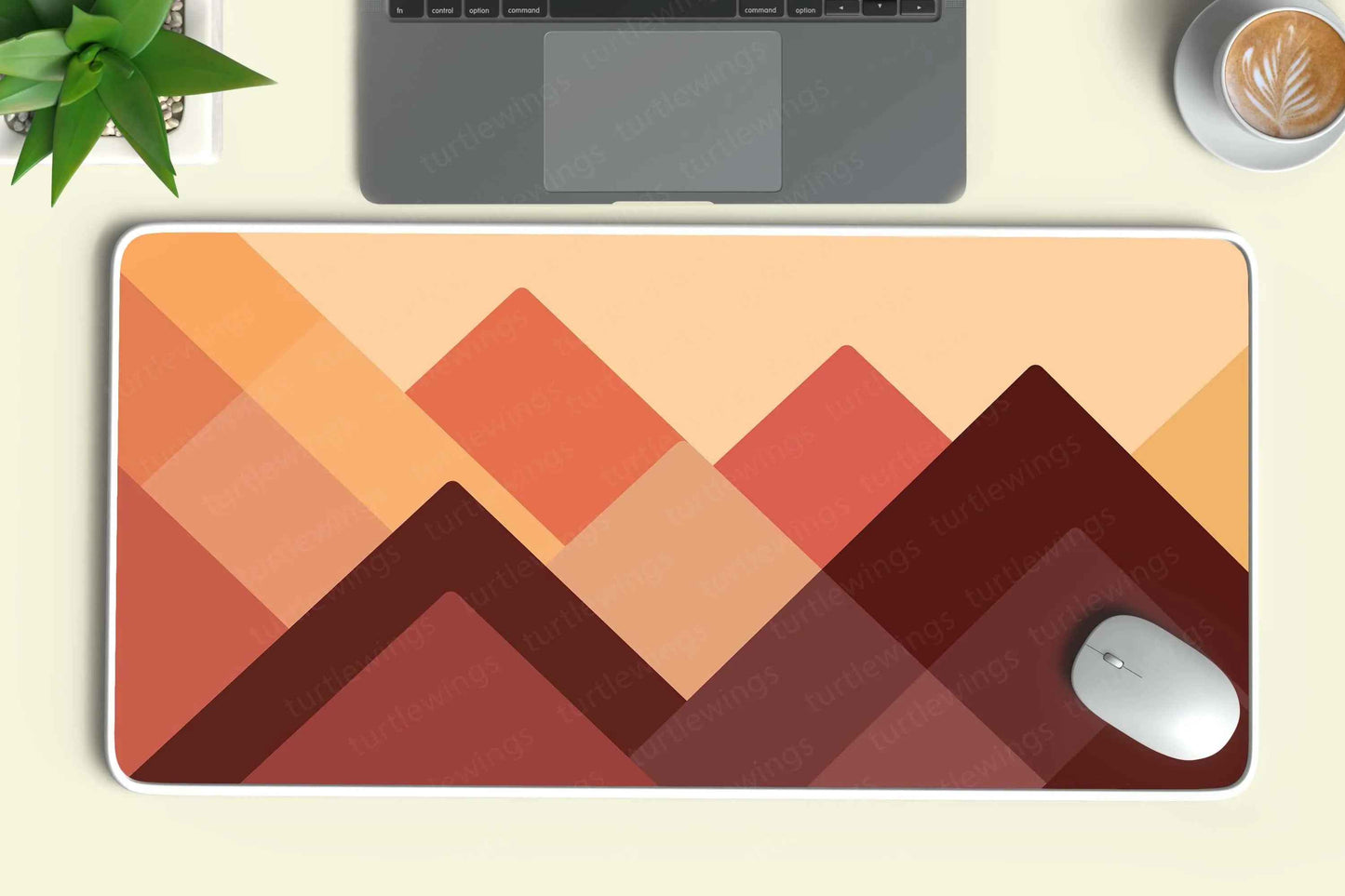red-abstract-mountains - TURTLEWINGS