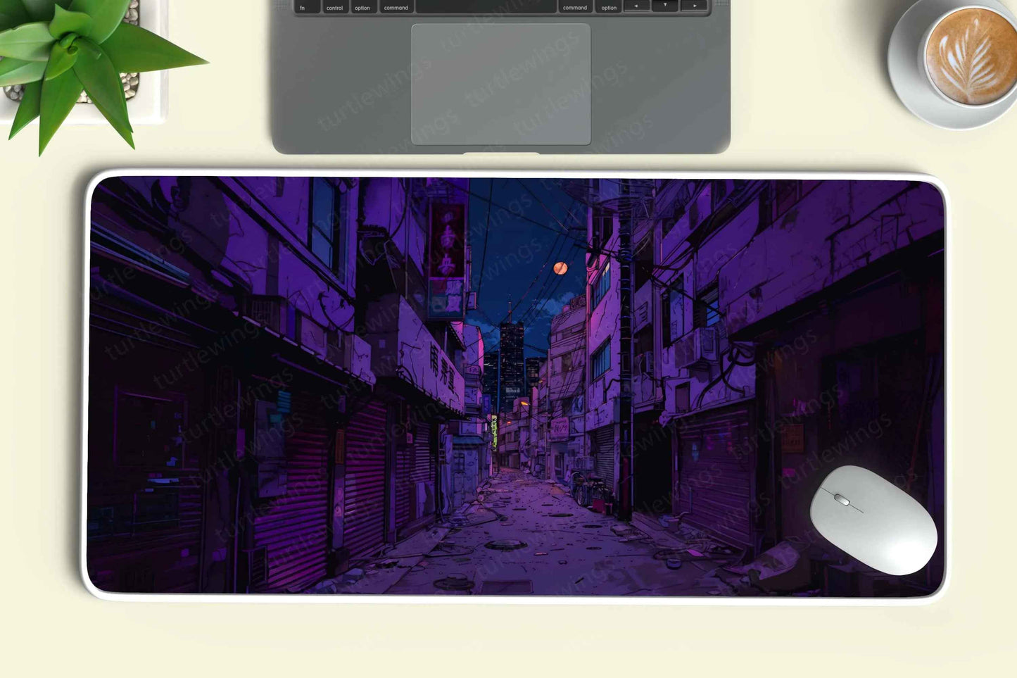 Cityscape Large Deskmat - Premium XL & XXL Gaming Mouse Pad - TURTLEWINGS