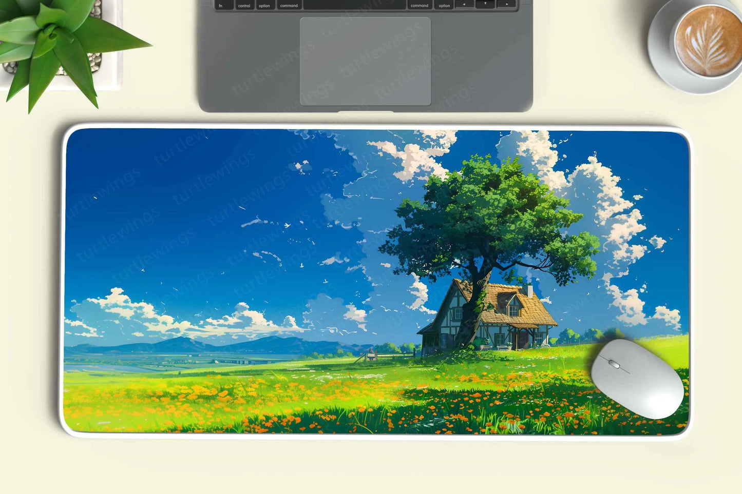House Large Deskmat - Premium XL & XXL Gaming Mouse Pad - TURTLEWINGS