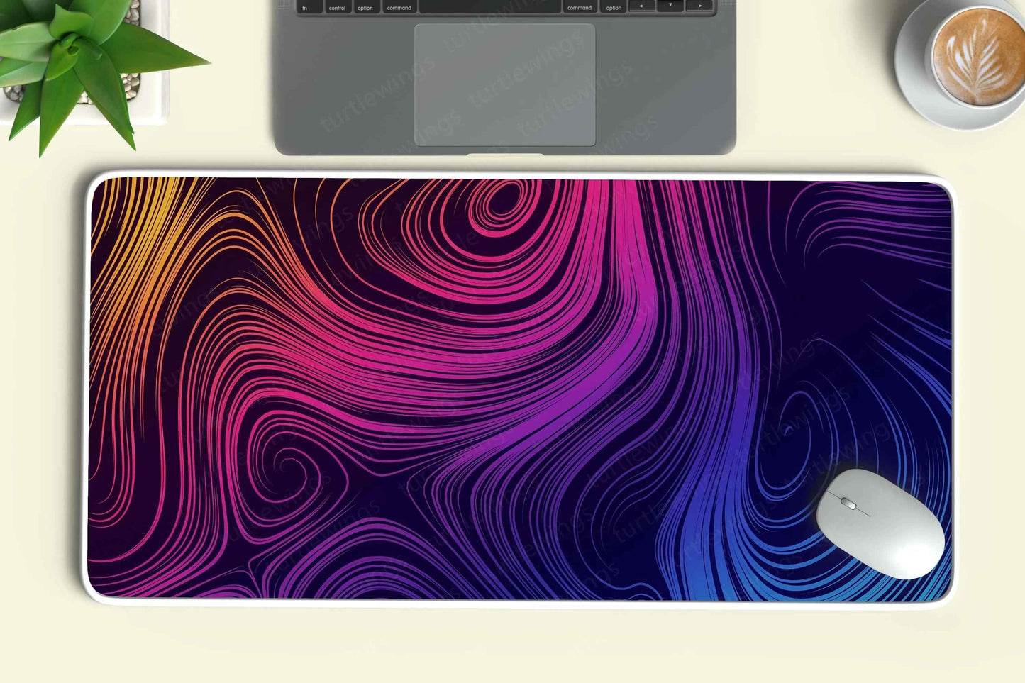 abstract-cyclone Deskmat - TURTLEWINGS