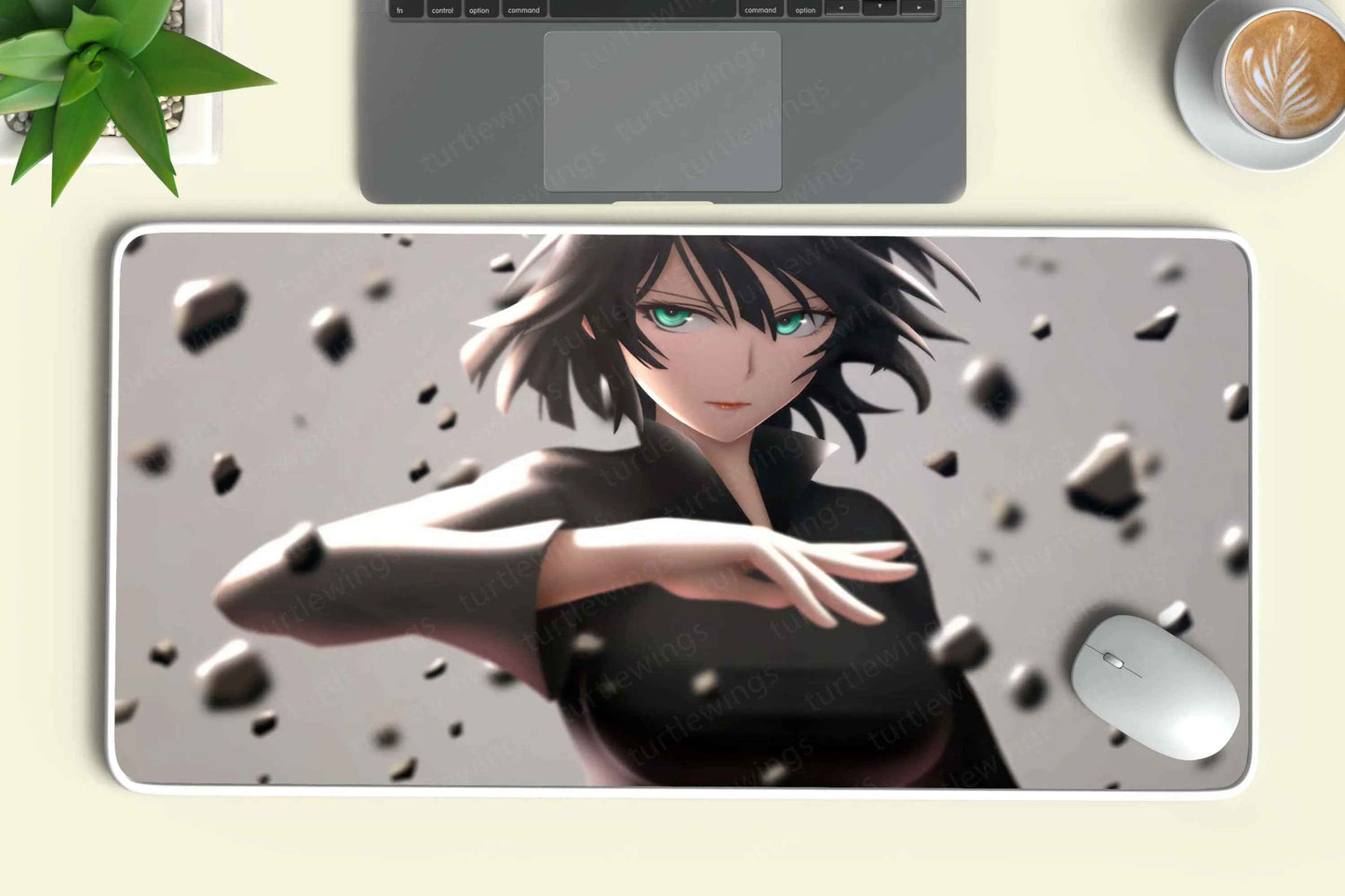 Fubuki-one-punch-man Deskmat - TURTLEWINGS