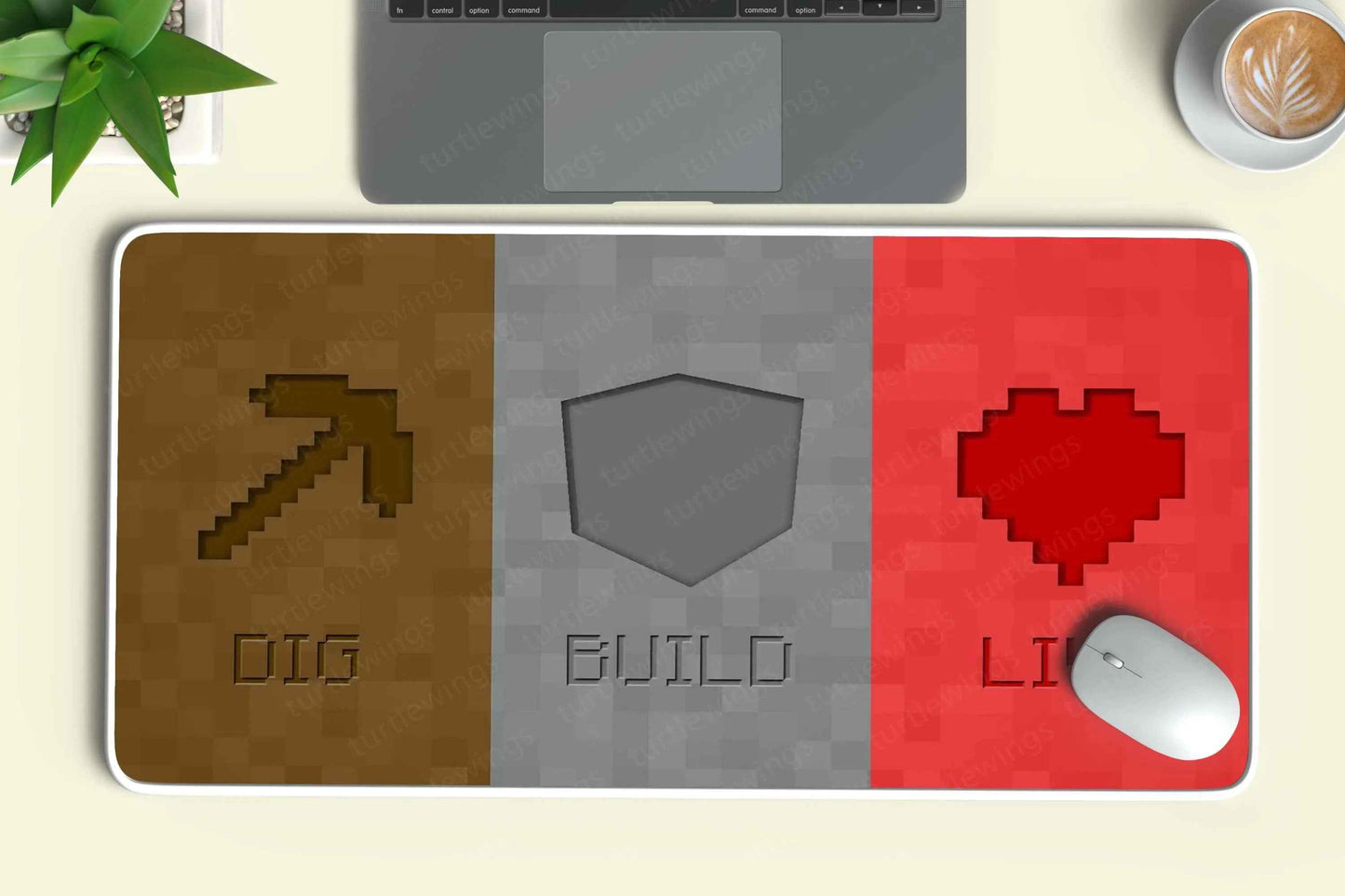 Minecraft Deskmat 1 - TURTLEWINGS