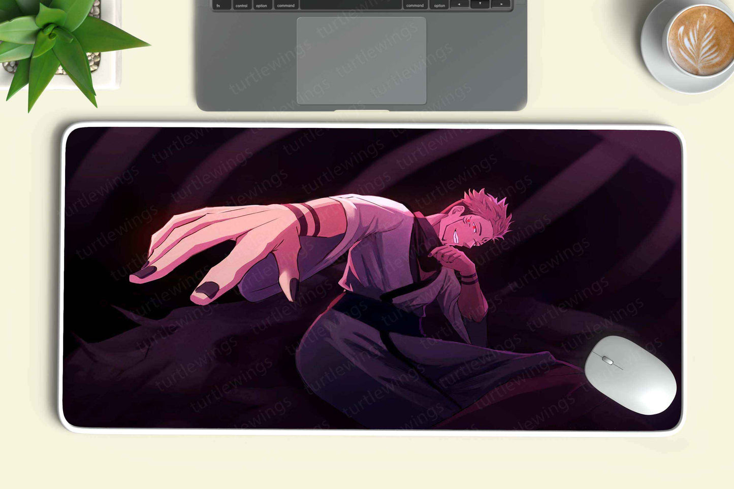 Ryomen Sukuna Desk Mat l jujutsu Kaisen - TURTLEWINGS