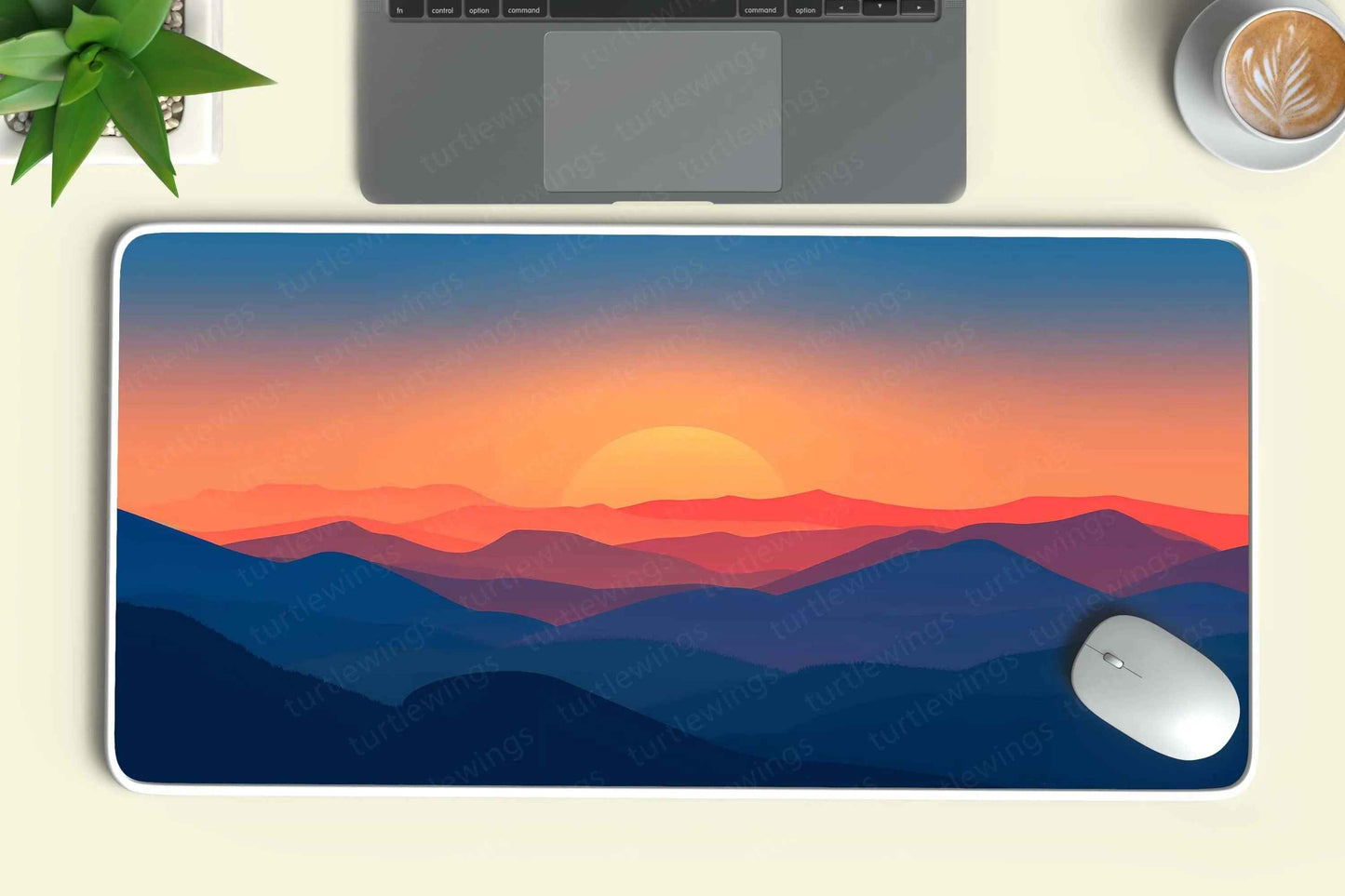 minimalist-mountains-sunset - TURTLEWINGS
